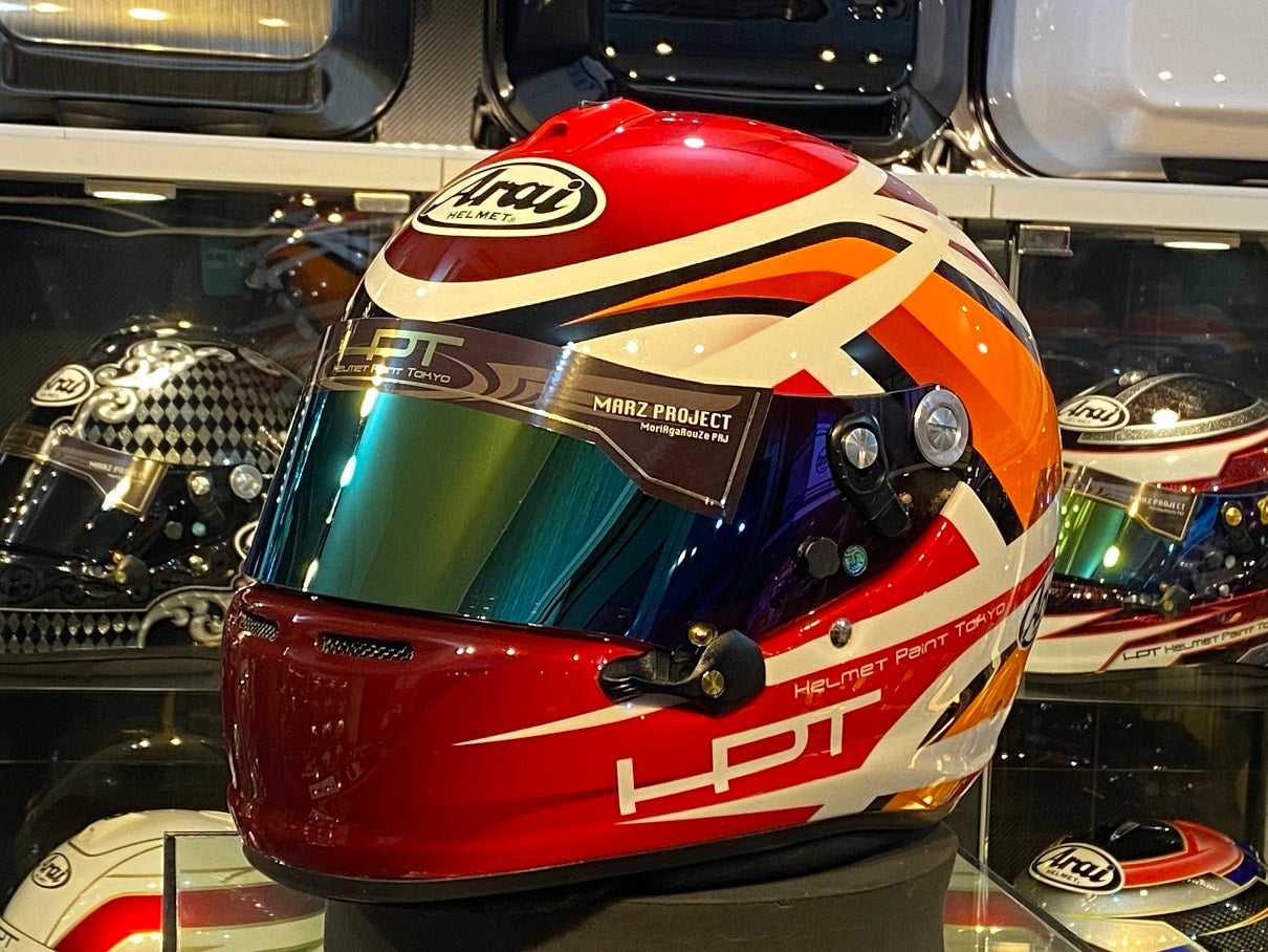 Arai custom fiercest paint